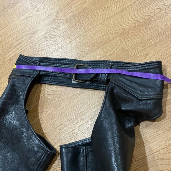 California Creations Leather Made in the USA Motorcycle Chaps size medium - Picture 8 of 10